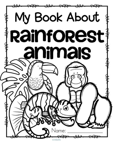 Rainforest Preschool, Zoo Animal Activities, Rainforest Crafts, Preschool Jungle, Rainforest Activities, Zoo Activities, Rainforest Habitat, Rainforest Theme, Curriculum Lesson Plans