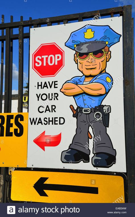 Download this stock image: Car wash sign, Western Road, Southall, London Borough of Ealing, Greater London, England, United Kingdom - EAB3AW from Alamy's library of millions of high resolution stock photos, illustrations and vectors. Car Wash Sign Ideas, Car Wash Posters Ideas Diy, Car Wash Signs Posters, Carwash Ideas, Southall London, Kid Car Wash, Car Wash Fundraiser, Car Wash Sign, Car Wash Posters