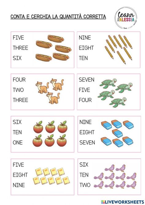 Numbers 1-10 exercise for grade 1 1 10 Number Worksheet, Number Worksheets For Grade 1, 1 10 Number Activities, Math Numbers 1-10 Activities, Activity For Numbers 1-10, Number 1-10 Worksheet, Number Names 1 To 10 Worksheet, Number 1-10 Worksheets Preschool, Number Names 1 To 10