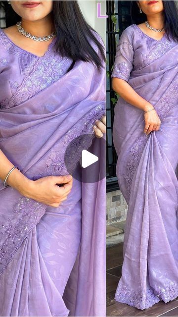 Pastel Saree Look, Pastel Saree, Shaded Saree, Fashion Sarees, Colors Shades, Blouse Price, Designer Blouse, Saree Look, India Fashion