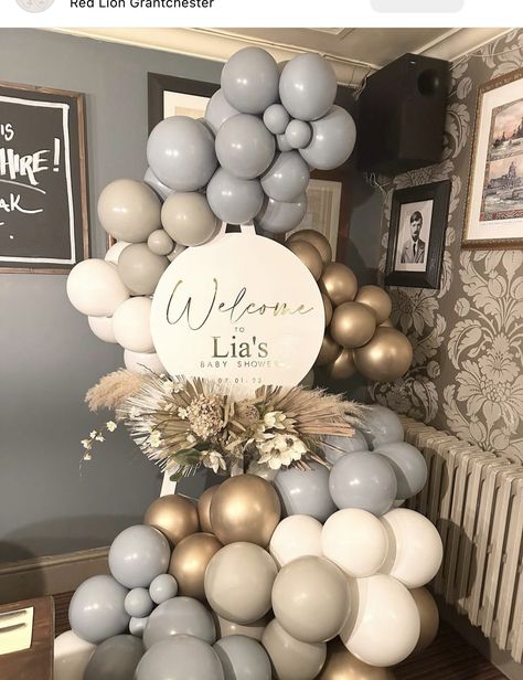 Lamb Baby Shower Theme, Acrylic Welcome Sign, Baby Lamb Baby Shower, Black And Gold Balloons, Wedding Anniversary Decorations, Garland Backdrops, Birthday Wall, Balloon Display, Balloon Installation