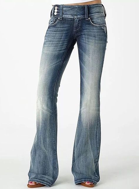 Moda Denim, Mid Rise Flare Jeans, Flair Jeans, Jean Vintage, Bootcut Jean, Outfit Winter, Flared Jeans, Outfit Casual, Jeans For Sale