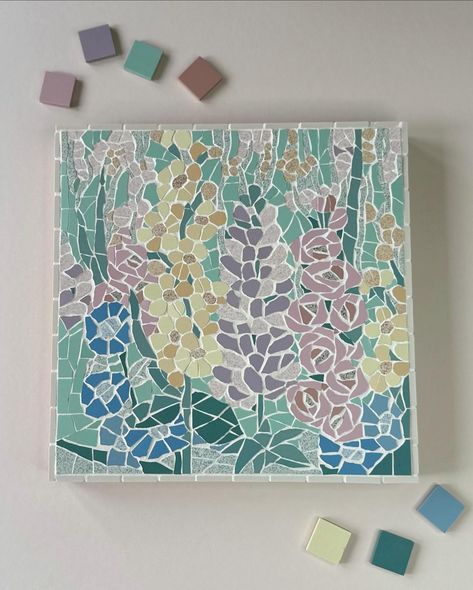 Well it seems like summer is over so I thought I would look back at some of my mosaics, inspired by brighter days. Here’s my ‘Pastel Garden’ mosaic, available to purchase from my Folksy shop. #folksy #folksymakers #mosaicartist #mosaicartwork #summerflowers🌸 #floralartworkforsale #pastelinteriordecor Pastel Mosaic, Pastel Garden, Pastel Interior, Brighter Days, Mosaic Artwork, Mosaic Garden, Floral Artwork, Summer Flowers, Instagram Accounts