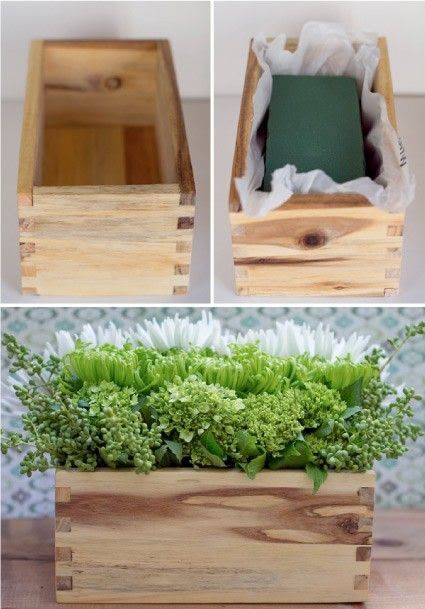 Wooden Flower Boxes, Wooden Box Centerpiece, Succulent Centerpieces, Deco Nature, Wine Crate, Decor Studio, בר מצווה, Trendy Flowers, Wooden Flowers