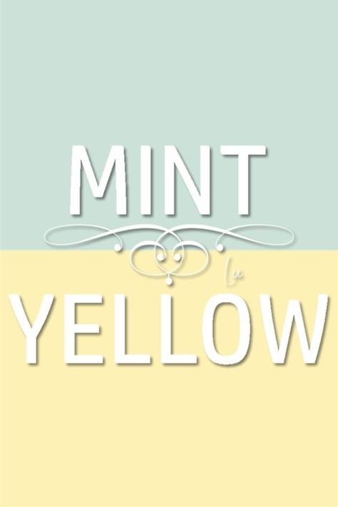 Mint Color Palettes, Mint Green Outfits, Mint Palette, Colour Shade Card, Mint And Yellow, Angel Wings Decor, Feng Shui Colours, Wall Color Combination, Wall Art Tutorial