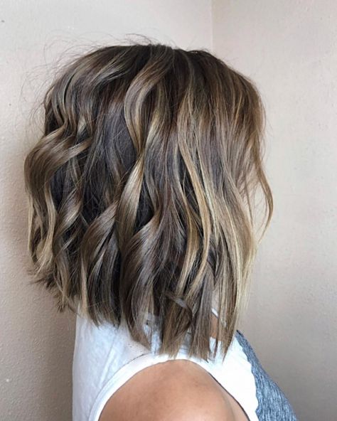 25 Best Lob Hairstyles For Your Next Haircut {The Perfect Haircuts} Angeles Bob Haircut, Thick Hair Lob Haircut, Textured Bob Haircut Mid Length, Brown Lob Hair, Thick Hair Lob, Long Bob With Layers, Long Messy Bob, Brown Lob, Hair Lob