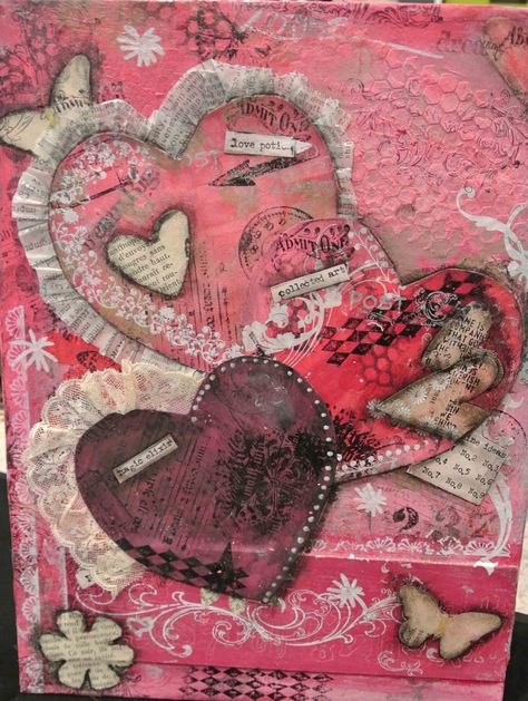 Mixed Media Art Aesthetic, Mixed Media Heart Art, Mixed Media Aesthetic, Mixed Media Poster, Mixed Media Ideas, Mixed Media Inspiration, Heart Mixed Media, Mix Media Art, Its Raining