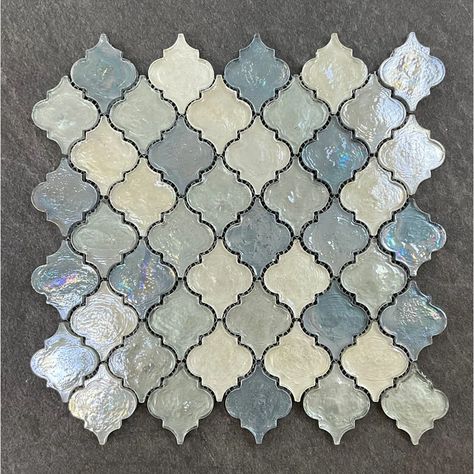 Wayfair | Arabesque Wall Tile You'll Love in 2022 Kitchen With Arabesque Backsplash, Arabesque Backsplash Kitchen, Arabesque Tile Backsplash Kitchen, Glass Arabesque Tile, French Country Tile, Arabesque Tile Backsplash, Arabesque Tile, Interior Colors, Glass Tile Backsplash