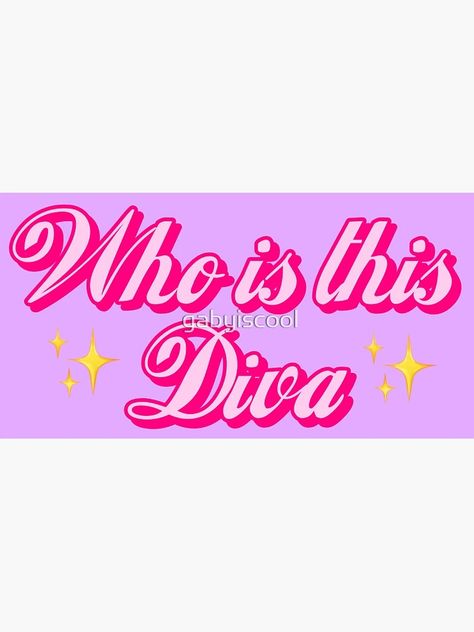 "Who is this DIVA by gabyiscool" Magnet for Sale by gabyiscool | Redbubble Who Is This Diva, Astrology, Diva, Magnets, For Sale, Pins, Quick Saves