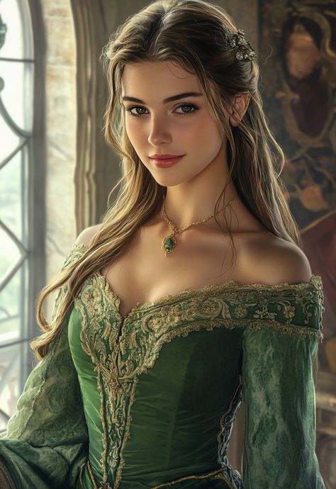 #BEAUTY ,#REALATIONSHIPS #Fashion #Outfits #SUMMER Outfits #Animals Midevil Character Designs, Princess Character Inspiration, Elf Princess Art, Book Character Inspiration, High Elf Female, Modern Elf, Brunette Princess, Outfit Collection, Inspiration For Women