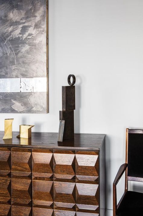 An Exclusive Look at Jason Wu’s Tribeca Apartment - WSJ Brutalist Furniture, Brutalist Interior, Tribeca Apartment, All I Want For Christmas, Furniture Details, Woodworking Furniture, Jason Wu, Furniture Inspiration, Interior Furniture