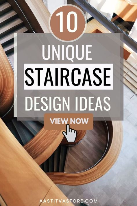 10 Staircase Design Ideas for your home. Balustrade, Railing, Textures and more #wooden #staircase #design #ideas Wooden Balustrade Design, Tight Staircase Ideas, Modern Staircase Railing Unique, Wooden Staircase Ideas, Unique Staircase Ideas, Minimal Staircase, Balustrade Ideas, Wooden Staircase Railing, Modern Staircase Railing