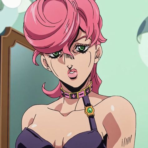 Trish Una Icon, Jojo Golden Wind, Jojos Bizzare Adventure, Trish Una, Adventure Girl, Adventure Art, Alien Stage, Jojo Bizzare Adventure, Art Poses