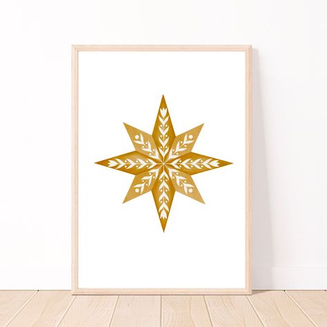 Scandinavian Folk Art Patterns, Christmas Star Illustration, Scandinavian Folk Art Christmas Cards, Folk Art Snowflake, Folk Art Sun, Scandinavian Star, Scandinavian Horse Folk Art, Scandanavian Tree Snowflake Pattern, Nordic Star