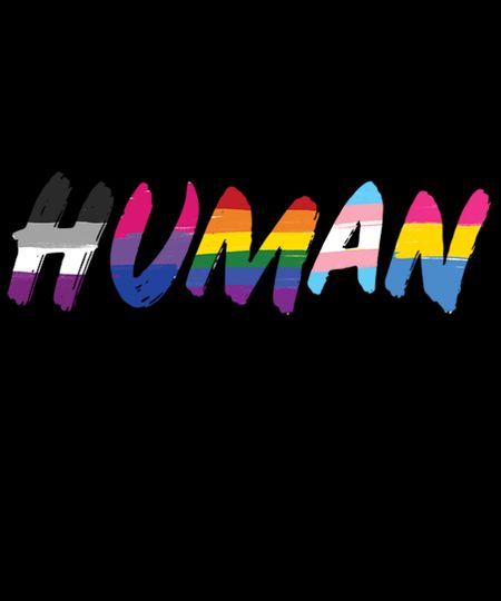 Show your pride with this vibrant and artistic "HUMAN" t-shirt. Perfect for Pride parade outfit or everyday wear, this shirt celebrates diversity and creativity. Available in a range of sizes. Pride Parade Outfit, Pride Quotes, Lgbtq Quotes, Lgbt T Shirts, Pansexual Pride, Shirt Pins, Lgbt Art, Love And Pride, Funny Tee Shirts