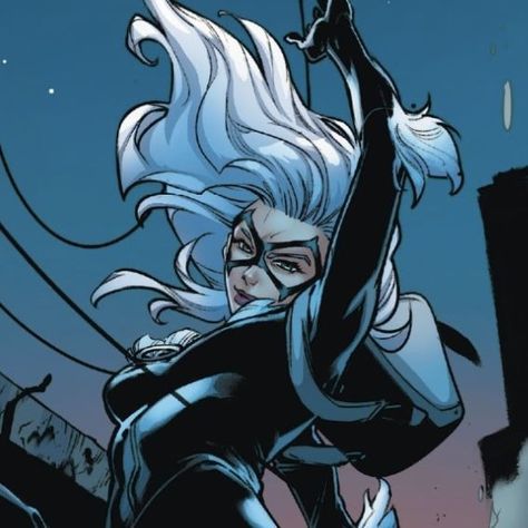 Black Cat Spiderman Icon, Felicity Hardy Black Cat, Black Cat Art Marvel, Black Cat Marvel Pfp, Black Cat Comic Art, Black Cat Comic Icons, Black Cat Mcu, Black Cat Oc Human, Black Cat Marvel Comic