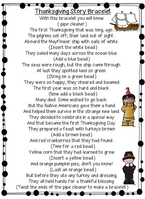 First Grade Wow: Retelling Thanksgiving .....WITH A FUN BRACELET TO MAKE Thanksgiving Bracelet Story Printable, Thanksgiving Social Studies Activities, Thanksgiving Bracelet Story, Thanksgiving Story Bracelet, Thanksgiving Bracelet, Thanksgiving Learning, Thanksgiving Story, November Ideas, Thanksgiving Lessons