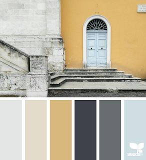 Design Seeds Color Palette, Seeds Color Palette, Today's Inspiration, Seeds Color, Color Dream, Design Seeds, Shades Of Gray, Door Color, Bedroom Colors