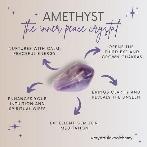 Amethyst 🔮 cause I protect my peace like I protect my bags. 😉☮️ #gemstones #crystals #gems #naturalstones #amethyst #crownchakra #thirdeyechakra#spiritualarsenal #gemalchemist #gemalchemy #crystalalchemy #chakrahealing 💰 Protect My Peace, Ethereal Core, Astro Tarot, Crystals Gems, My Peace, Crystal Amethyst, Gemstones Crystals, My Bags, February 19