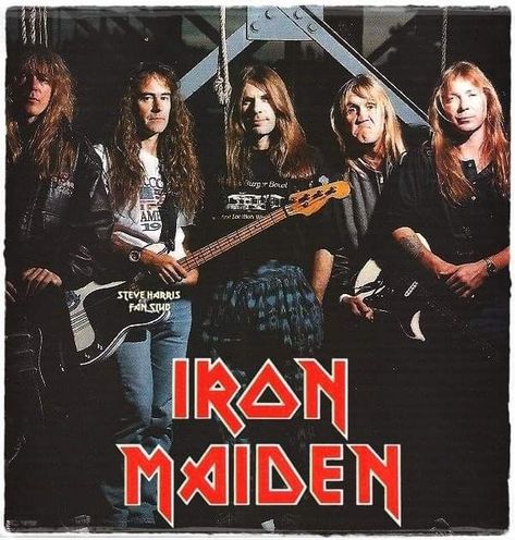 Iron Maiden Posters, 80s Heavy Metal, Steve Harris, Iron Maiden Band, Historic Pictures, Iron Maiden Eddie, Rock Band Posters, Blood Brothers, Bruce Dickinson