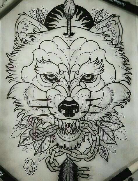 Wolf Tattoo Traditional, Stomach Tattoo, Wolf Sketch, Omerta Tattoo, Wolf Tattoo Design, Tattoo Traditional, Knee Tattoo, Arrow Tattoos, Head Tattoos