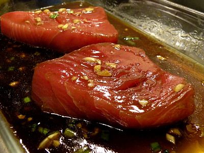 Asian Tuna Steak Marinade, Tuna Teriyaki Recipe, Teriyaki Tuna Steak Marinade, Tuna Steak Marinade, Tuna Marinade, Salmon Grill, Asian Tuna, Marinated Tuna Steak, Marinated Tuna