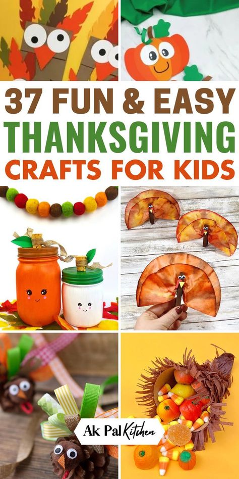 Thanksgiving Art Projects, Diy Thanksgiving Crafts, Thanksgiving Crafts For Toddlers, Easy Diy Thanksgiving, Fun Thanksgiving Crafts, Thanksgiving Crafts Preschool, Thanksgiving Turkey Craft, Thanksgiving School, Easy Thanksgiving Crafts