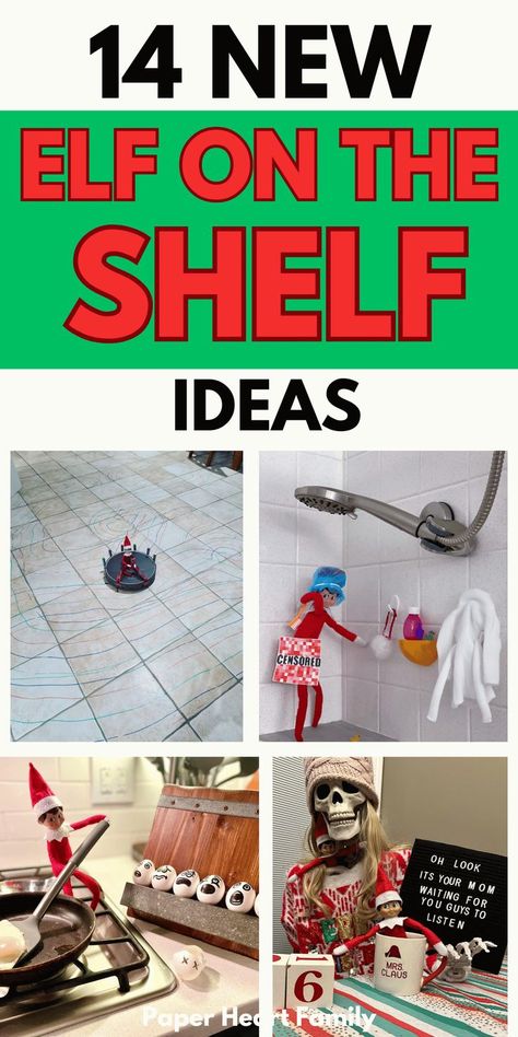 New Elf on the Shelf ideas that are easy and new for 2024! These ideas are funny, awesome and sure to please the kids in your life. Perfect for everyone, from toddlers to teens! Cute And Funny Elf On The Shelf Ideas, Funny Elf For Teens, Funny Elf On Shelf For Teens, Funny Teen Elf On The Shelf Ideas, Funny Elf Ideas For Toddlers, Elf On The Shelf Teenager Ideas Funny, Elf Ideas Easy Funny Toddlers, Funny Elf On Shelf Ideas For Kids, Elf On The Shelf Funny Easy