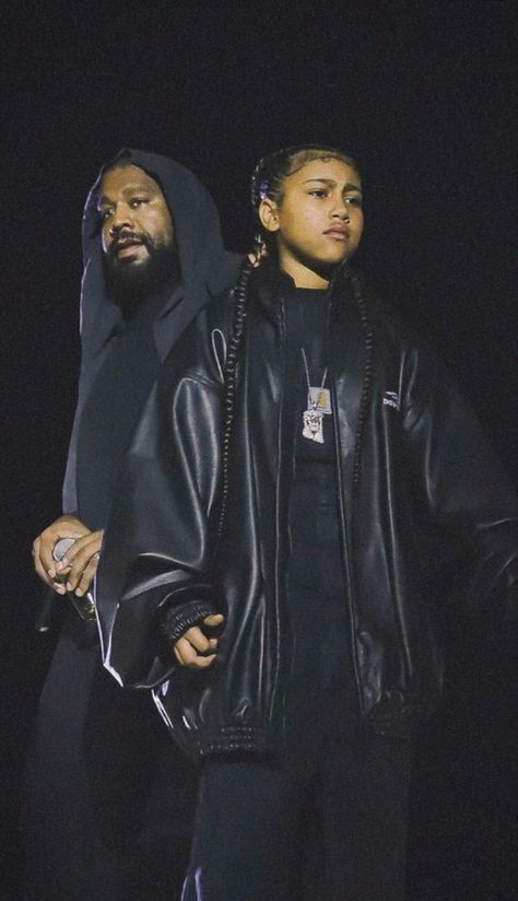 North West And Kanye, North West Aesthetic, Kanye West And North, Kanye And North, Kanye West Photo, Kanye West North West, Lil Homies, Kanye West Wallpaper, I Love Being Black