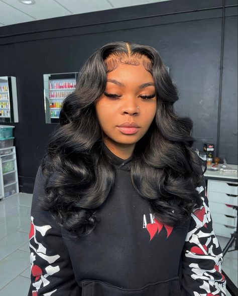 Frontal Wig Hairstyles, Birthday Hairstyles, Quick Weave Hairstyles, Dyed Hair Inspiration, Frontal Hairstyles, Pretty Braided Hairstyles, Dope Hairstyles, Body Wave Wig, Front Lace Wigs Human Hair