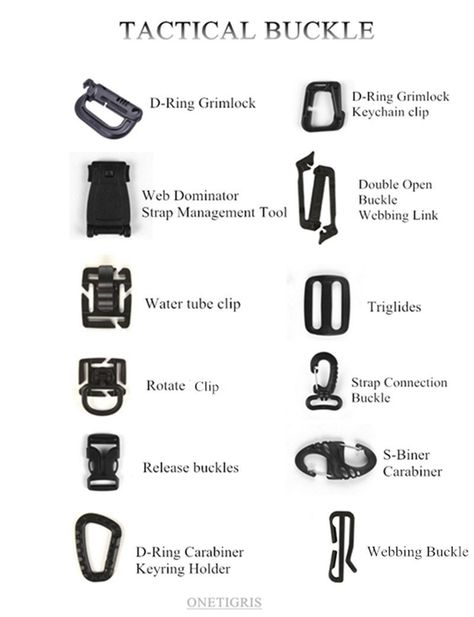 Tactical Buckle 1000 Lifehacks, Edc Bag, Edc Tactical, Molle Webbing, Tac Gear, Tactical Equipment, Tactical Survival, Paracord Projects, Tactical Bag