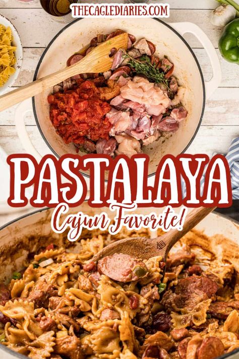 Chicken Pastalaya Recipe, Chicken Sausage Pastalaya, Chicken And Sausage Pastalaya Recipe Cajun, Easy Pastalaya Recipe Cajun, Chicken And Sausage Pastalaya, Macro Pasta, Pastalaya Recipe Cajun, Southern Dinner Recipes, Jambalaya Recipe Crockpot