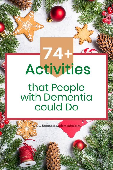 Christmas Activities For Adults, Elderly Activities Crafts, Christmas Therapy, Elderly Crafts, Chrismas Crafts, Cognitive Impairment, Nursing Home Activities, Alzheimers Activities, December Activities