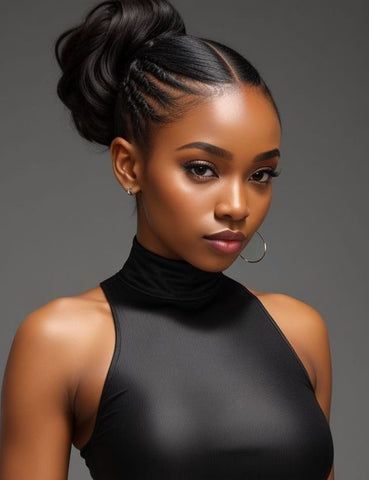 Aries Horoscope: Hairstyles – PBeauty Hair Hair Bun Design, Ponytail Hairstyles For Black Women, Natural Hair Ponytail, Human Hair Ponytail Extensions, Human Hair Ponytail, High Bun Hairstyles, Pony Hairstyles, Black Ponytail, Sleek Ponytail Hairstyles