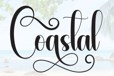 Coastal is a sweet and friendly handwritten display font. Cute and fun, this font is ideal for writing wedding invitations, cards, or any other design that might need a fun touch! Try before you buy Coastal font for iOS, Android, macOS, or Windows for free, or you can download the full version with a commercial […] The post Coastal Font appeared first on FreeFontDL. How To Write Wedding Invitations, Font Cute, Free Script Fonts, Commercial Fonts, Font Types, Display Font, Elegant Invitations, Script Fonts, Script Font