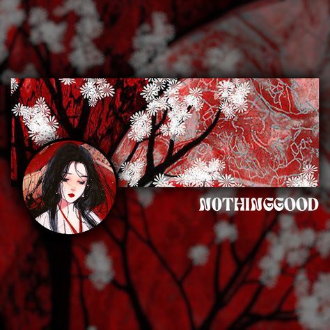 ˚₊‧ #Discordtheme ' #profile ' #banner ' #avatar #pfp #discordnitro‧₊˚ Background gradient #000000 #8f1011 Red White Banner Discord, Artfight Profile Ideas, Red Anime Aesthetic Banner, Red Heart Banner Discord, Japanese Discord Banner, Pics Anime Aesthetic, Discord Pfp Ideas Aesthetic, Red And Black Aesthetic Banner, Discord Banner Pfp Combo