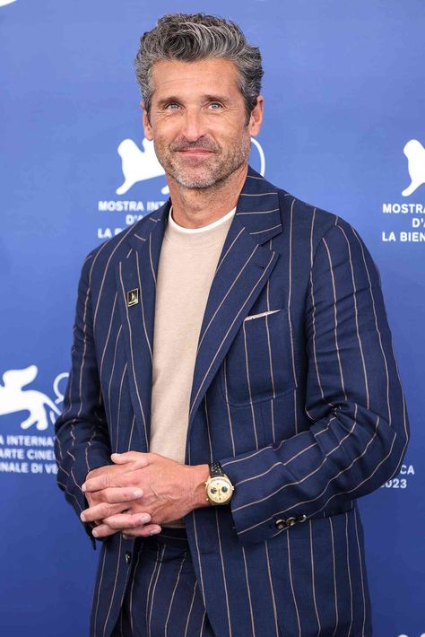 Patrick Dempsey Hair, Patrick Demsey, Festival Crowd, Best Man's Outfit, Festival Photos, Tan T Shirt, Festival 2023, Brain Surgery, Patrick Dempsey