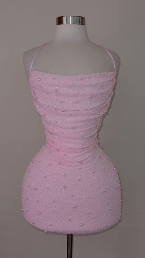 Eliza Dress - Pink Pink Hoco Dress, Clothes Wishlist, Mini Party Dress, Eliza Dress, Stunning Prom Dresses, Shein Outfits, Prom Dress Inspiration, Cute Prom Dresses, Glamorous Dresses