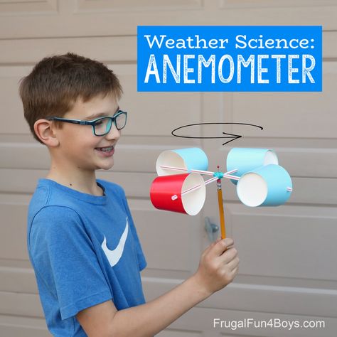 18 activities to do with plastic cups! - A girl and a glue gun Weather Science Activities, Weather Science, Anemometer, Stem Crafts, 4 Elements, Simple Machines, Stem Projects, Diy Cans, Homeschool Science