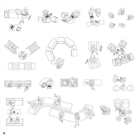 People Top View, Cad Library, Interior Architecture Drawing, Plans Architecture, Hotel Plan, Architecture People, Architecture Design Sketch, Architecture Design Drawing, 카드 디자인