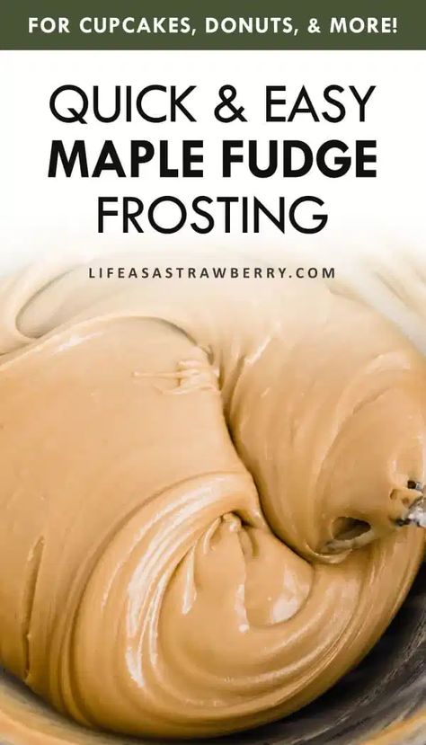 Maple Filling For Cake, Spice Cake Maple Frosting, Icing For Pumpkin Cake, Maple Cake Filling, Vanilla Maple Cake, Maple Icing For Cinnamon Rolls, Spice Cupcakes With Maple Frosting, Vegan Maple Frosting, Maple Cupcakes With Maple Frosting