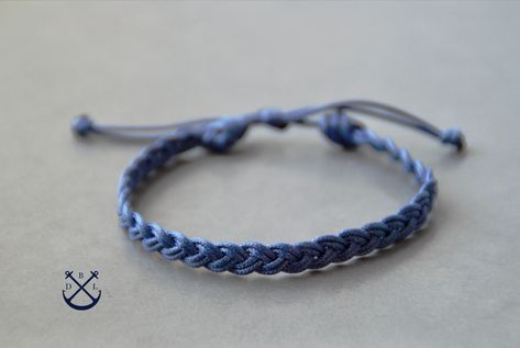 Braided Anklets, Bracelets Minimalist, Blue Anklet, Summer Boy, Braided Bracelets, Ankle Bracelets, Deep Blue, Rope Bracelet, Friendship Bracelets