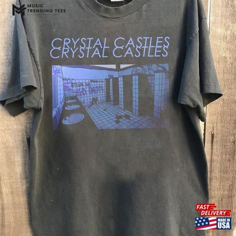 Castles Album 2024 Tshirt Crystal Music Shirt Pop Gift T-Shirt Hoodie Check more at https://musictrendingtees.com/product/castles-album-2024-tshirt-crystal-music-shirt-pop-gift-t-shirt-hoodie/ Alice Glass, Crystal Castles, Crystal Castle, Music Band, Trending Tshirts, Band Tees, Music Bands, Family Gifts, Family Shirts