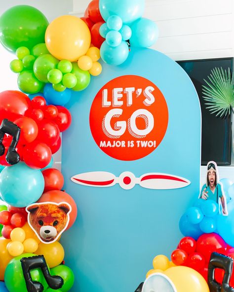 Let’s Go Major is Two! Danny Go! @dannygo_official Theme Birthday Party was a success. It couldn’t have come together as good as it did… | Instagram Danny Go Birthday Party Theme, Danny Go Birthday Party, Invitation Party Design, Young Wild And Three, 2nd Bday Ideas, Birthday Themes For Boys, Invitation Party, Theme Birthday, Theme Birthday Party