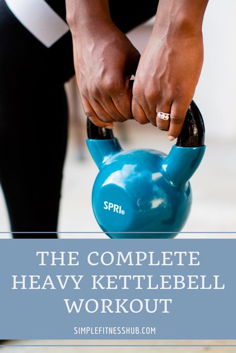 Heavy Kettlebell Exercises, Heavy Kettlebell Workout, Kettle Bell Workout Men, Exercise Kettlebell, Tricep Workouts, Bell Workout, Kettlebell Routines, Lose Arm Fat Fast, Kettlebell Challenge