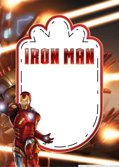 Get 22+ Iron Man Canva Birthday Invitation Templates Calling all superheroes! Get ready to assemble for an action-packed celebration with our Ironman birthday invitations. If you have a little one who dreams of donning the iconic red and gold suit and s... Red And Gold Suit, Ironman Birthday, Iron Man Birthday Party, Iron Man Theme, Iron Man Logo, Iron Man Birthday, Avengers Team, Gold Suit, All Superheroes