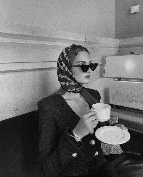 Gabrielle Caunesil, Head Scarf, We Heart It, Lost, Coffee, On Instagram, Instagram