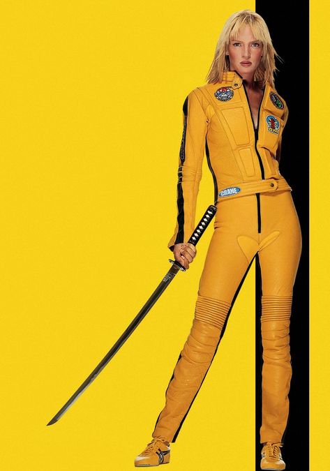 Kill Bill Photoshoot, Kill Bill Characters, Kill Bill Movie Poster, 80s Movie Costumes, Uma Thurman Kill Bill, Kill Bill Costume, Kill Bill Movie, Halloween Costumes 2022, Dr Marvel