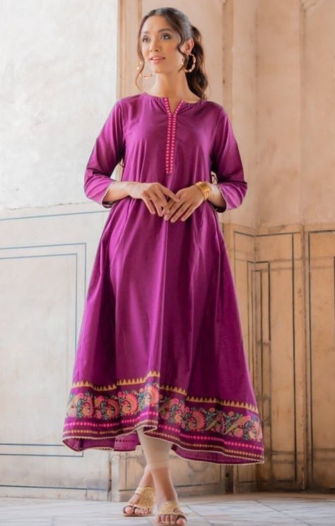 #summerdressdesign #dressdesign #pakistanidress #longfrock #frockdesign #frocks #frock Long Frocks Designs, Designer Summer Dresses, Cotton Kurtis, Dress Designing, Kurti Designs Latest, Kurti Collection, Long Frocks, Ankara Style, Cotton Kurti