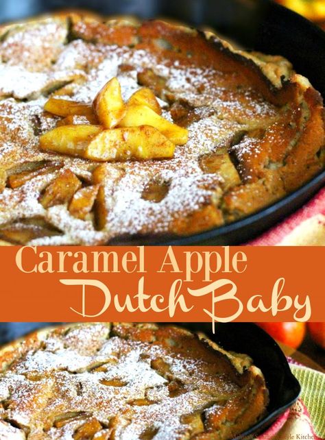 Apple Dutch Baby Pancake, Harvest Desserts, Apple Dutch Baby, Sour Cream Blueberry Muffins, Apple Cider Syrup, Casserole Breakfast, Dutch Baby Recipe, Southern Breakfast, Baby Pancakes